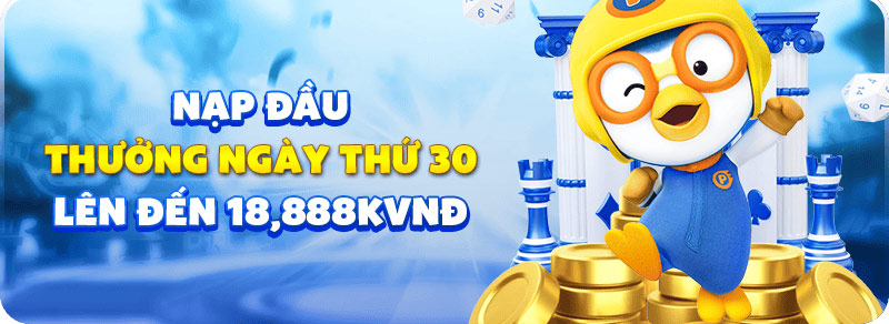 Nạp đầu thưởng ngày thứ 30